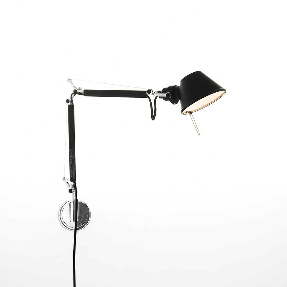 Lampada da parete snodabile design collection serie Tolomeo micro Artemide  - Illuminazione Bieffe Luce