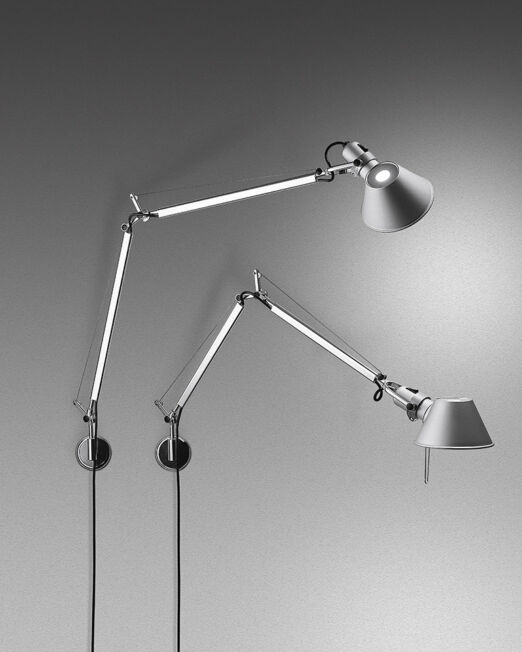 TOLOMEO PARETE LED 2700K ALLUMINIO BODY LAMP